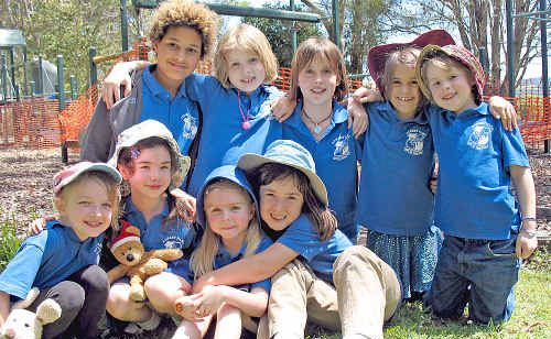 Albert Public School students are looking forward to a new playground. Albert Public School students are looking forward to a new playground.